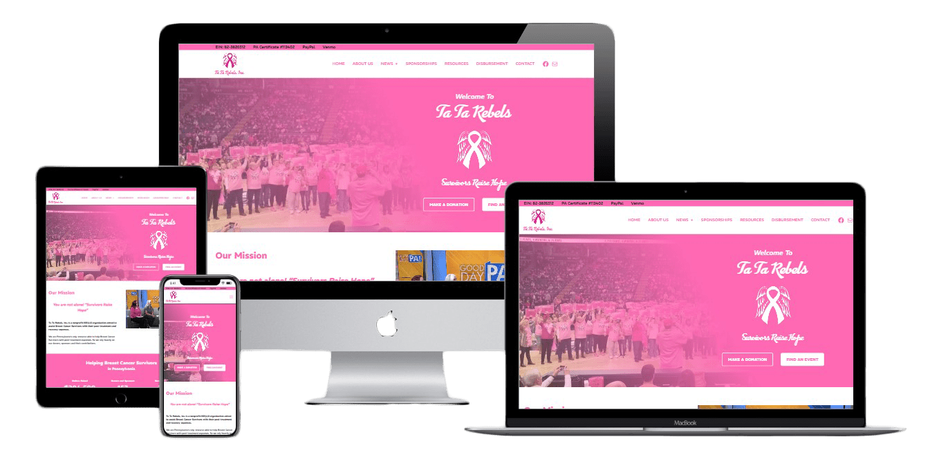 Tatarebels.org Responsive Website Screenshot