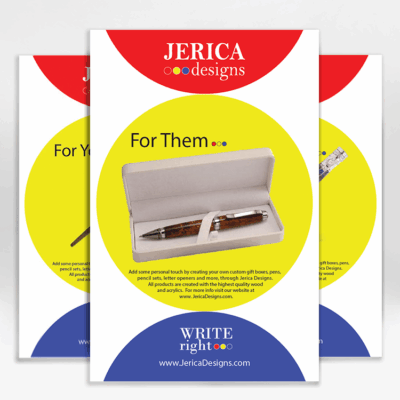 A campaign Advertisement created for Jerica Designs. Write Right. Jerica Designs - For Them