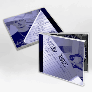 CD Design for REAL Rap, a talented Hip-Hop figure from Lancaster, PA REAL Rap CD and Cover Design