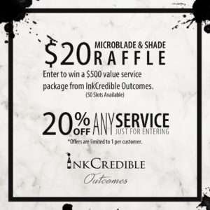 Inkcredible Outcomes $20 Raffle.