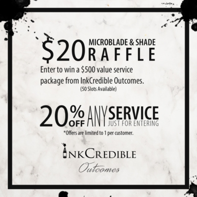 Inkcredible Outcomes $20 Raffle.